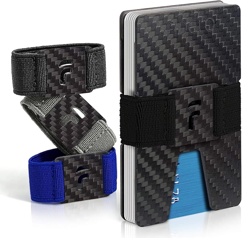 FIDELO Carbon FIber Minimalist Wallet
