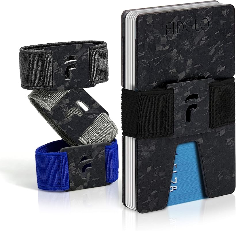FIDELO Carbon Fiber Minimalist Wallet Prestige Forged